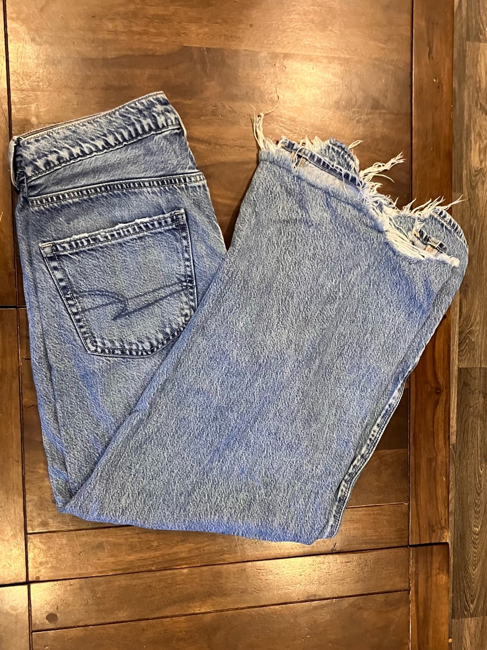AEO Super Hi Rise Baggy Wide Leg